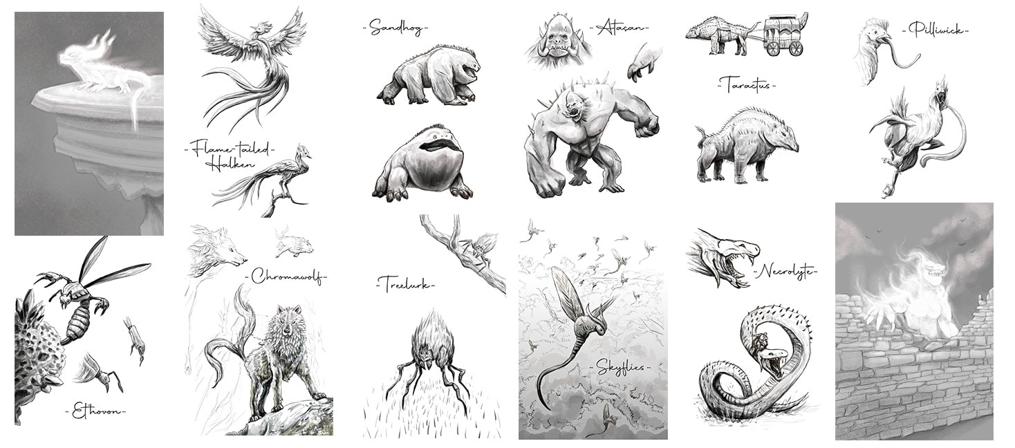 Many of the creatures unique to Arasin